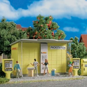 43777 Vollmer H0 DHL Packstation mit Briefkästen und Briefmarkenautomaten