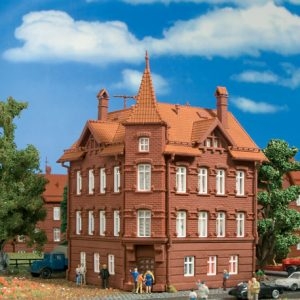 43807 Vollmer H0 Eisenbahner-Wohnhaus, Eckhaus
