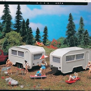 45147 Vollmer H0 Wohnwagen, 2 Stück