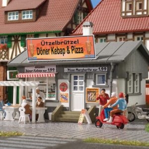 45151 Vollmer H0 Imbiss-Stand Döner und Pizza