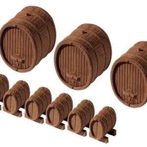 45246 Vollmer H0 Weinfässer, 9 Stück