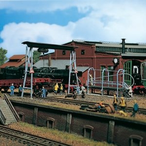45747 Vollmer H0 Rohrblasgerüst und Bockkran