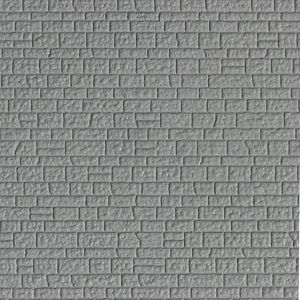 46024 Vollmer H0 Mauerplatte Naturstein aus Kunststoff, 21,8 x 11,9 cm
