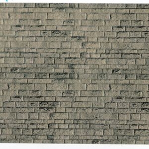 46049 Vollmer H0 Mauerplatte Haustein natur aus Karton, 25 x 12,5 cm, VE 10 Stück