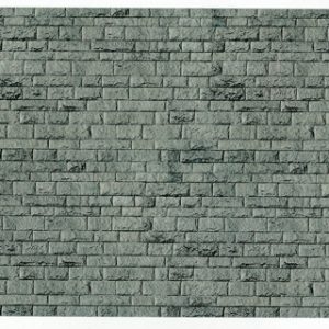 46052 Vollmer H0 Mauerplatte Porphyr aus Karton, 25 x 12,5 cm, VE 10 Stück