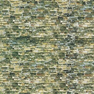 47362 Vollmer N Mauerplatte Naturstein aus Karton, 25 x 12,5 cm, VE 10 Stück