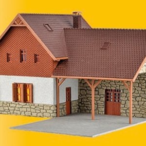48280 Vollmer H0 Steinmetzhaus mit LED-Bel.