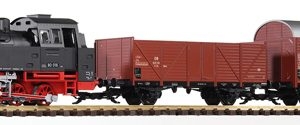 37120 Piko G-S-Set Güterzug BR 80 + zwei Güterwg. + Sound und Dampf DB III