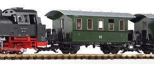 37125 Piko G-S-Set Personenzug BR 80 + zwei Personenwg. + Sound und Dampf  DR III