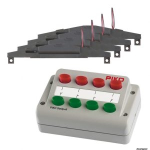 55392 Piko Weichen-Antriebs-Set (4x) + Stellpult