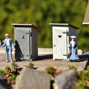 62719 Piko G-FM Toilettenhäuschen (2 Stück)