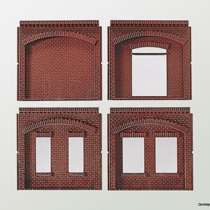 62811 Piko G-Bauteile: Brauerei-Wände