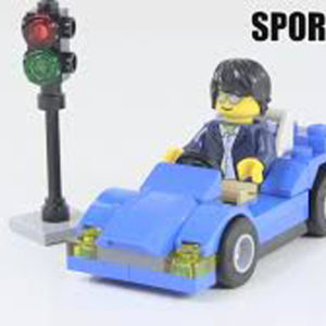 30349 LEGO® Sportauto en Stoplicht (Polybag)