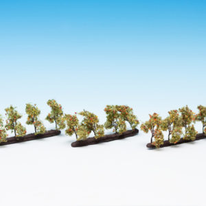 21537 Noch Plantagenbäume mit Äpfeln24 Stück, 2 cm hoch