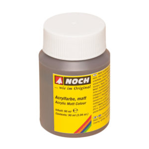 61189 Noch Acrylfarbe, matt, dunkelbraun 90 ml