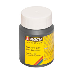 61197 Noch Acrylfarbe, matt, schwarz 90 ml