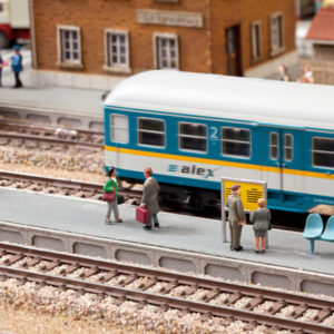 63010 Noch Universal-Bahnsteig, 3er-Setje 14,8 x 4,5 cm, 0,6 cm hoch