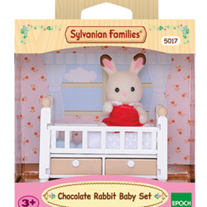 5017 Sylvanian Families Set Baby Chocoladekonijn (babybedje)