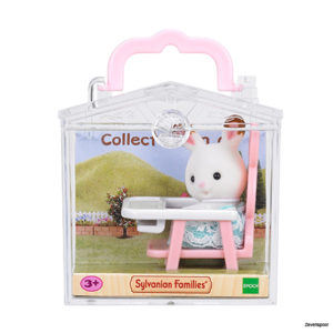 5197 Sylvanian Families konijn op babystoeltje