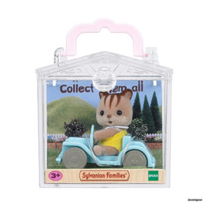 5203 Sylvanian Families eekhoorn op auto