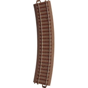 62224 Trix Geb. Gleis R2, 437,5 mm, 24,3