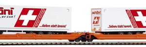 54776 Piko Taschenwagen T3000e mit zwei aufliegern "SCHÖNI", "WASCOSA", Ep. VI