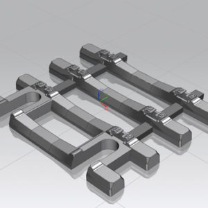 55151 Piko Gleisschwellen 31mm für Flexgleis mit Betonschwellen VE12