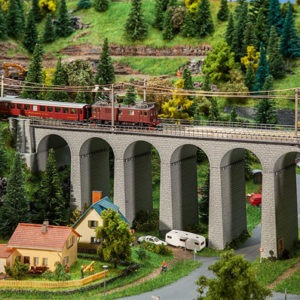 222599 Faller Viadukt-Set, 2-gleisig, gerad