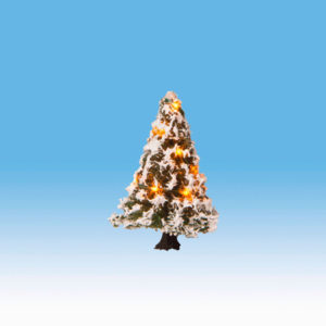 22110 Noch Beleuchteter Weihnachtsbaum verschneit, mit 10 LEDs, 5 cm hoch