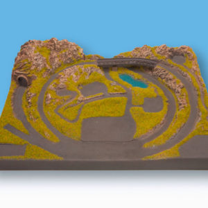 87010 Noch Fertiggelände Serfaus 53,5 x 40,5 cm, ca. 12 cm hoch