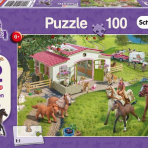 56190 Schleich Puzzel met schleich figuren