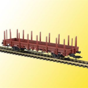 16202 Kibri H0 Niederbordwagen, braun