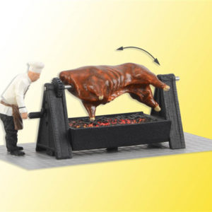 1552 Viessmann H0 Grill mit drehendem Ochsen und leuchtender Glut