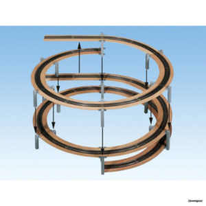 53009 Noch LAGGIES Gleiswendel-Komplettbausatz, Grundkreis,Gleisradius 515/579,3 mm, 1- oder 2-gleisig