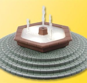 1316 Viessmann H0 Mehrstrahliger Zierbrunnen mit LED-Beleuchtung, bewegt