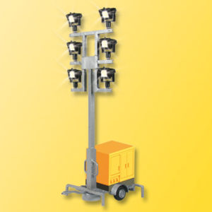 1343 Viessmann H0 Leuchtgiraffe auf Anhänger mit 6 LEDs weiß