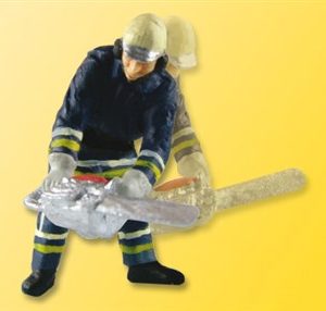 1541 Viessmann H0 Feuerwehrmann mit Kettensäge, bewegt