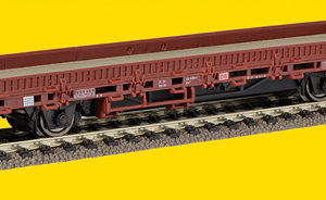 2310 Viessmann H0 Niederbordwagen mit Antrieb, braun, Funktionsmodell für Zweileitersysteme **Auslauf**