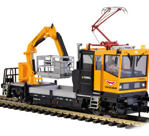 2618 Viessmann H0 ROBEL Gleiskraftwagen 54.22 WIEBE *A* Prüfpantograph und Arbeitskorb, Funktionsmodell 2L