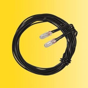 3509 Viessmann Glühlampen klar T1/2, Ø 1,8 mm, 16 V, 30 mA, 2 Kabel, 2 Stück