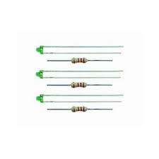 3554 Viessmann LED grün Ø 1,8 mm, inkl. Vorwiderstände, 3 Stück