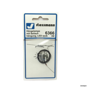 6366 Viessmann H0 Hängelampe mit Seilaufhängung, LED weiß