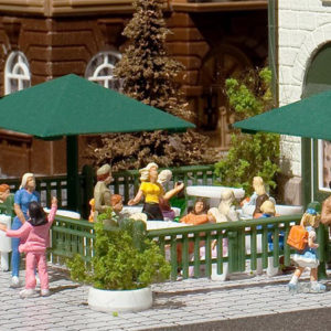 47665 Vollmer N Biergarten-Schirme, 4 Stück