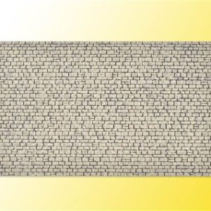 48220 Vollmer H0 Mauerplatte Naturstein aus Steinkunst, L 26,5 x B 15,5 cm