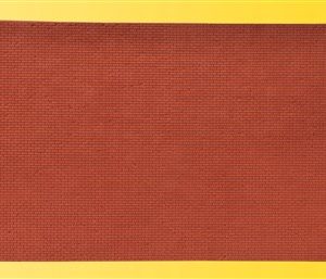 48222 Vollmer H0 Mauerplatte Ziegel aus Steinkunst, L 27,5 x B 16 cm