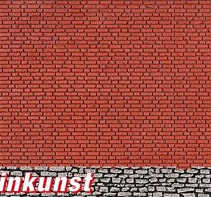 48823 Vollmer G Mauerplatte Klinker aus Steinkunst, gealtert, L 54,5 x B 34 cm