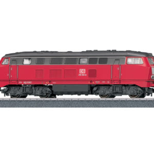 36216 Marklin Diesellocomotief serie 216 van de Deutsche Bahn AG (DB AG). Uitvoering in oriëntrode kleurstelling