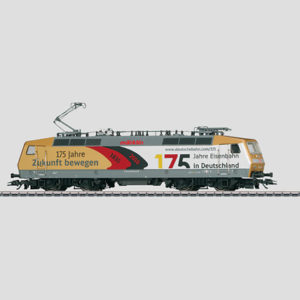 37542 Marklin Snelle multifunctionele locomotief serie 120.1 van de Deutsche Bahn AG (DBAG). Reclame-uitvoering "175 Jahre Eisenbahn in Deutschland