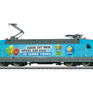 39373 Marklin Sneltreinlocomotief serie 101 van de Deutsche Bahn AG (DB AG). Met reclame voor het jubileum "110 jaar VEDES"