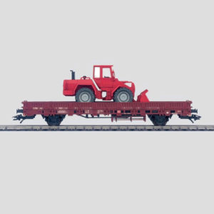 46972 Marklin Flachwagen mit Radlader